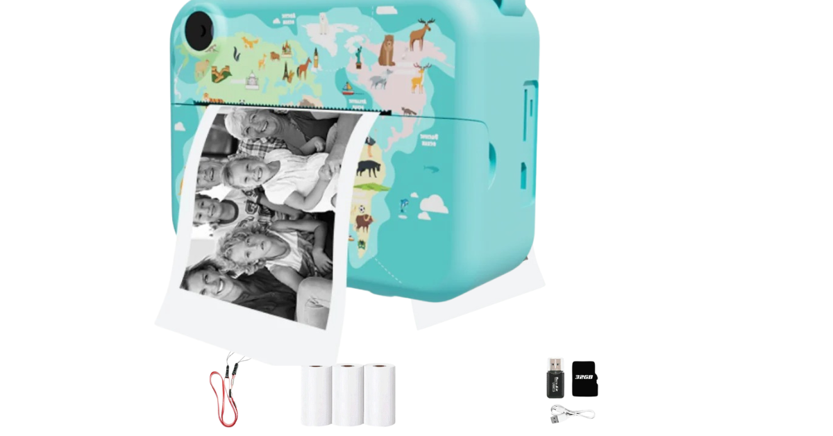 Kids Instant Print Digital Camera (Animal Design)