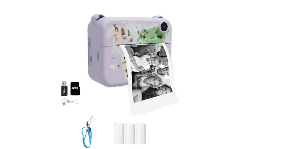 Kids Instant Print Digital Camera (Animal Design)