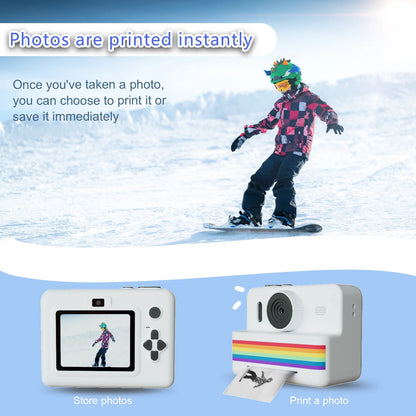 Kids Instant Print Digital Camera (Stripe Design)