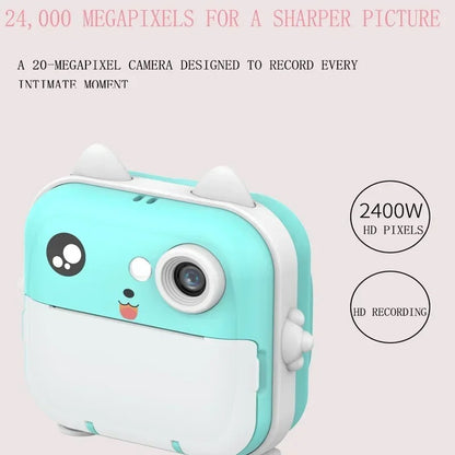 Kids Instant Print Digital Camera (Owl Design)