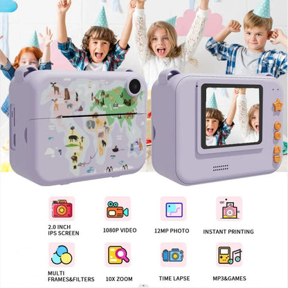 Kids Instant Print Digital Camera (Animal Design)