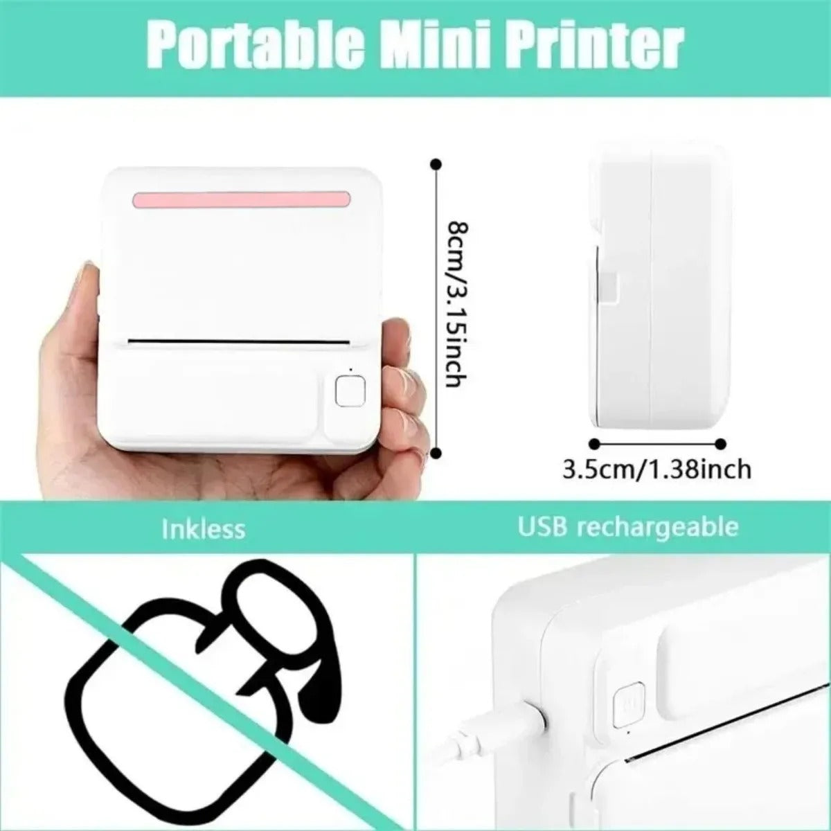 Multifunctional Mini Printer – Compact, Colourful, and Convenient