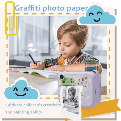 Kids Instant Print Digital Camera (Animal Design)