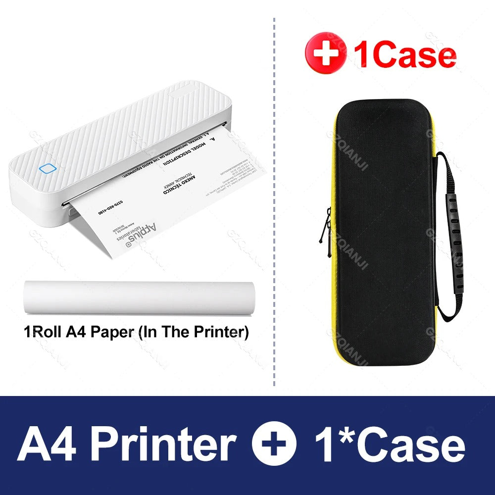 Trudy | Wireless Inkless Portable A4 Thermal Printer with Case