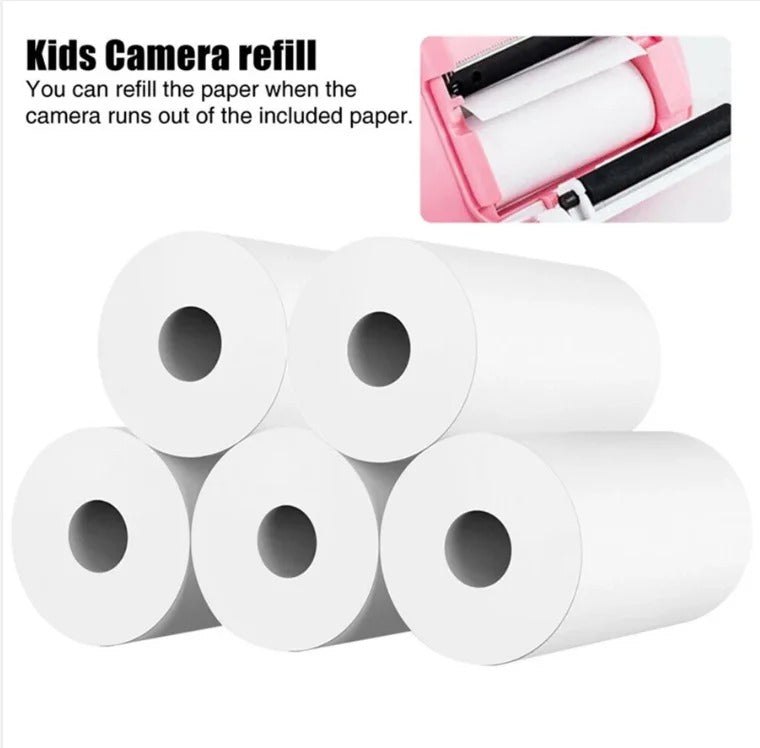 Kids Instant Print Digital Camera (Stripe Design)